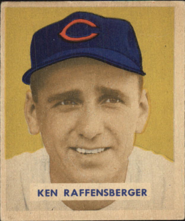 1949 Bowman #176 Ken Raffensberger RC
