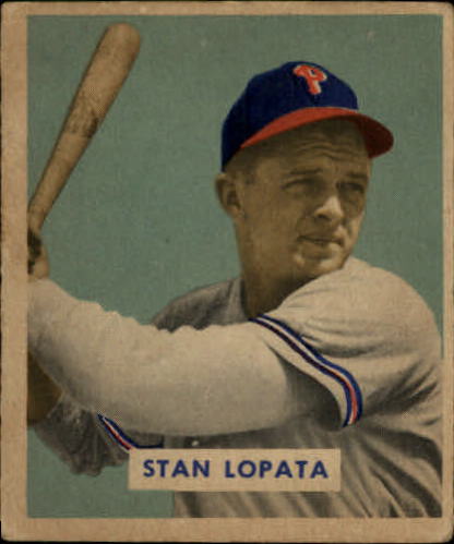 1949 Bowman #177 Stan Lopata RC