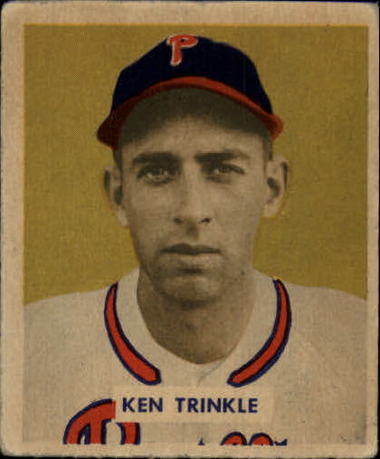 1949 Bowman #193 Ken Trinkle RC