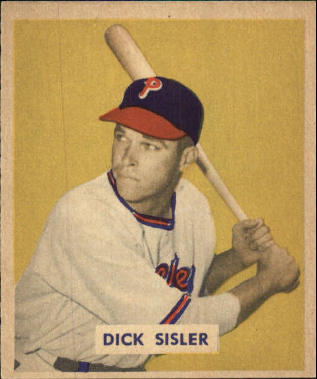 1949 Bowman #205 Dick Sisler RC
