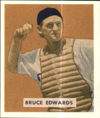 1949 Bowman #206 Bruce Edwards