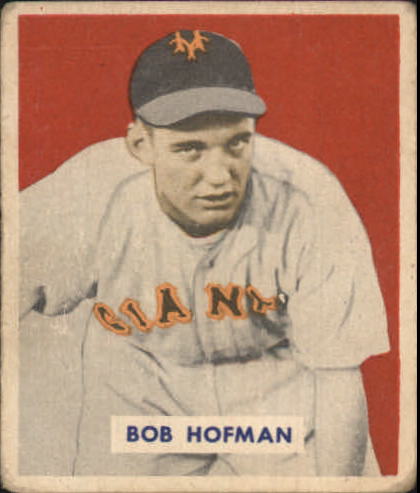 1949 Bowman #223 Bobby Hofman RC