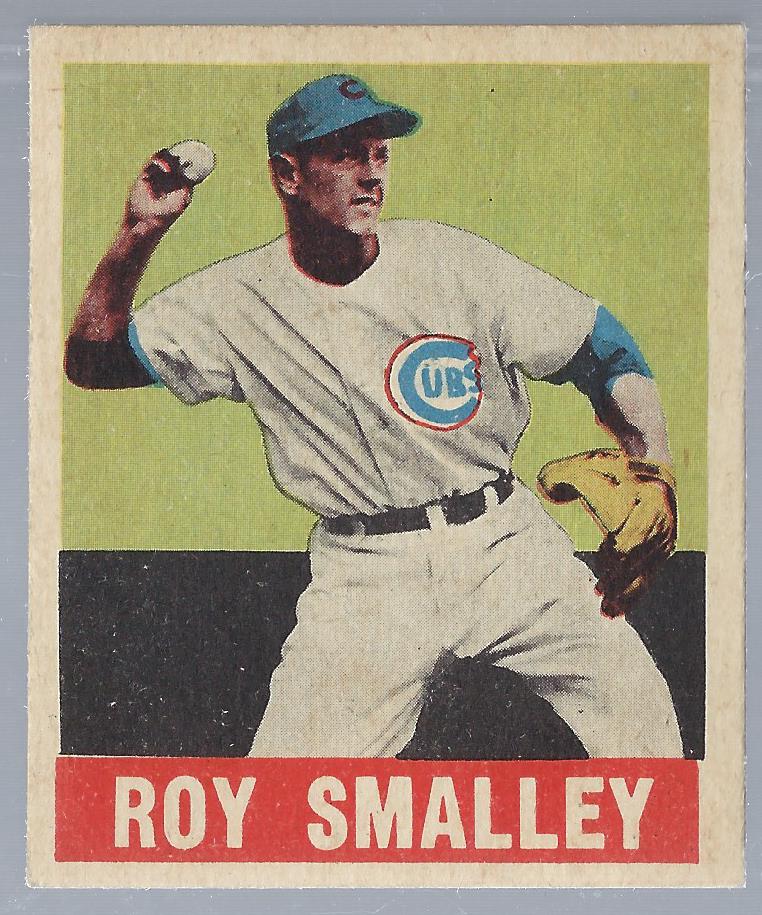 1949 Leaf #77 Roy Smalley RC