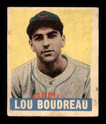 1949 Leaf #106 Lou Boudreau MG RC