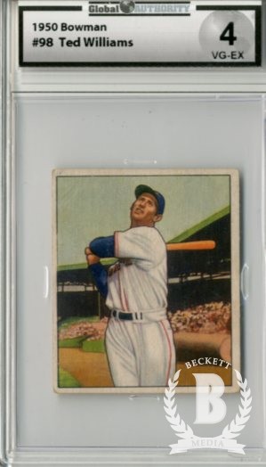 1950 Bowman #98 Ted Williams