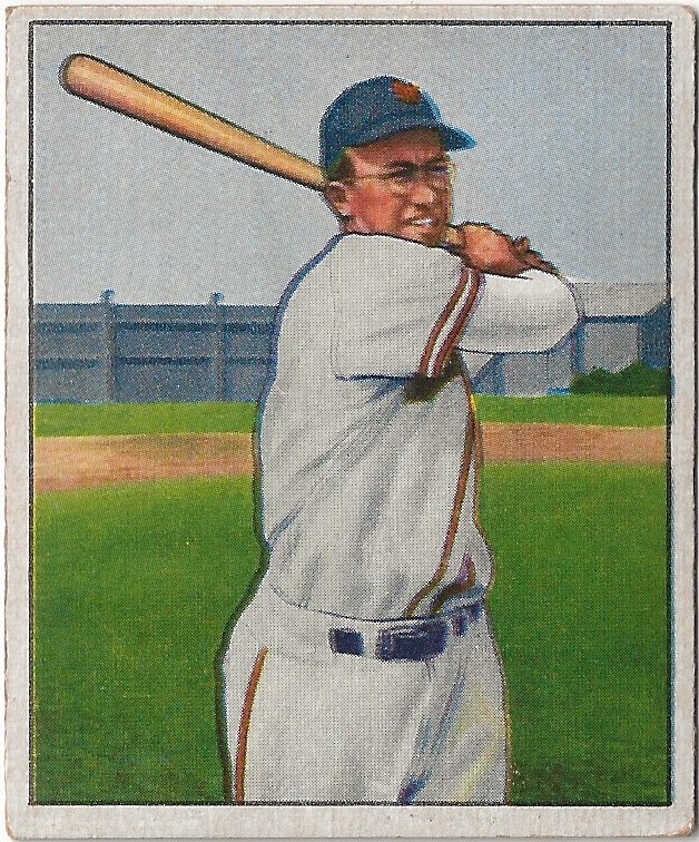 1950 Bowman #117 Bill Rigney