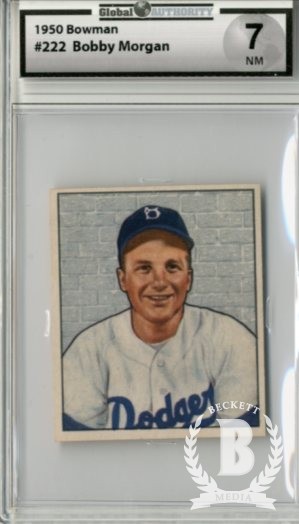 1950 Bowman #222 Bobby Morgan RC