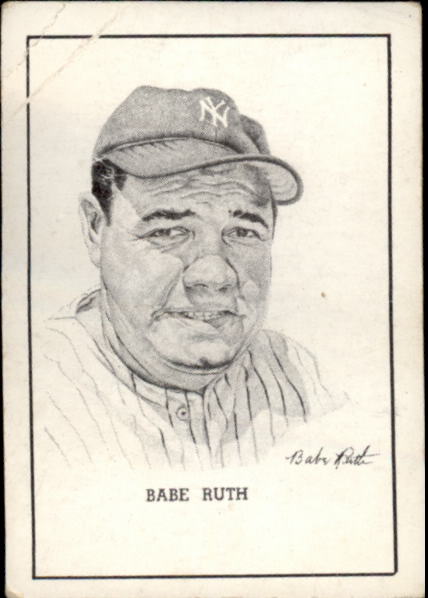 1950-56 Callahan HOF W576 #63 Babe Ruth