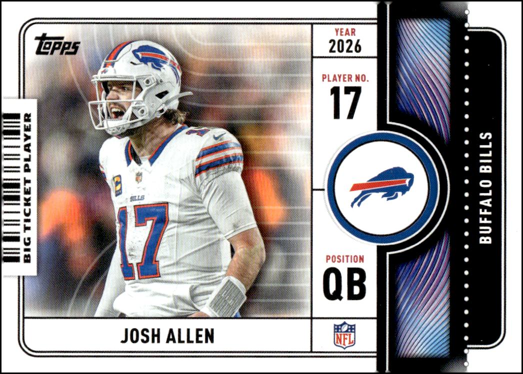 2026 Topps Big Ticket Players #BTP2 Josh Allen