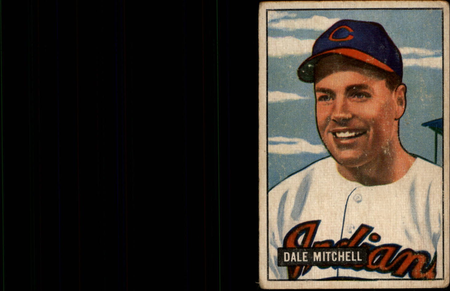 1951 Bowman #5 Dale Mitchell