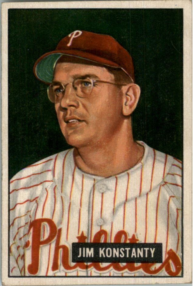 1951 Bowman #27 Jim Konstanty