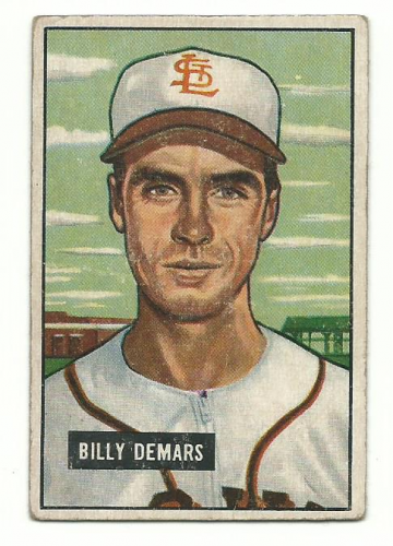 1951 Bowman #43 Billy DeMars