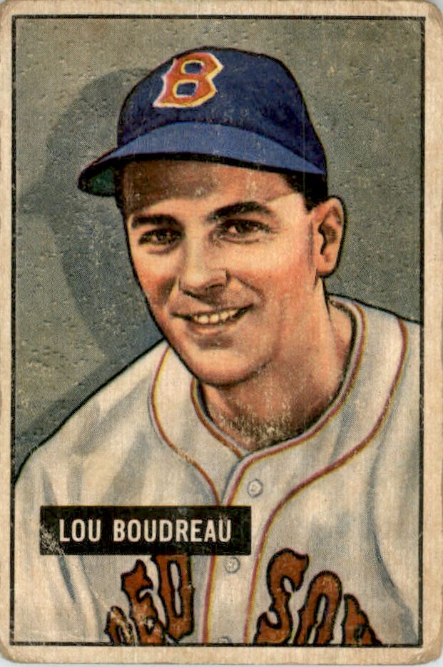 1951 Bowman #62 Lou Boudreau MG