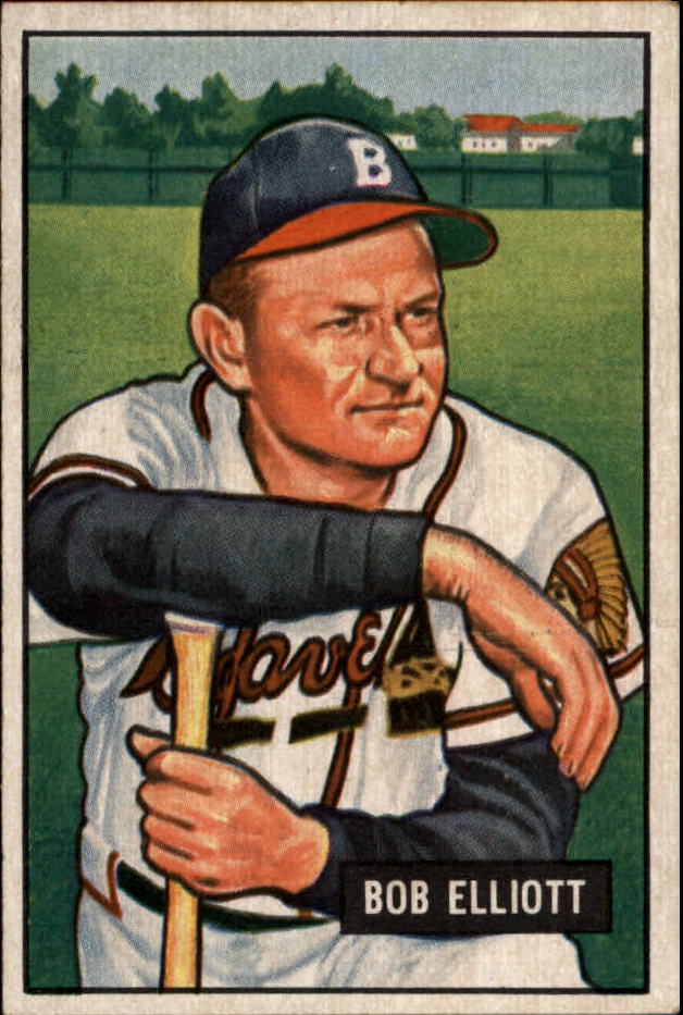 1951 Bowman #66 Bob Elliott