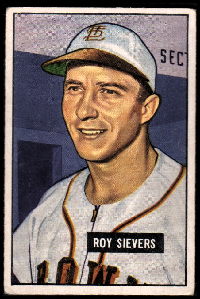 1951 Bowman #67 Roy Sievers
