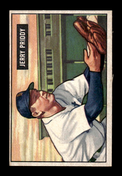 1951 Bowman #71 Jerry Priddy