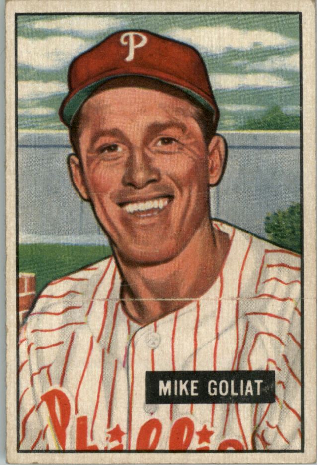 1951 Bowman #77 Mike Goliat