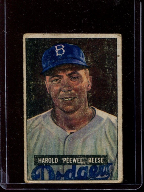 1951 Bowman #80 Pee Wee Reese