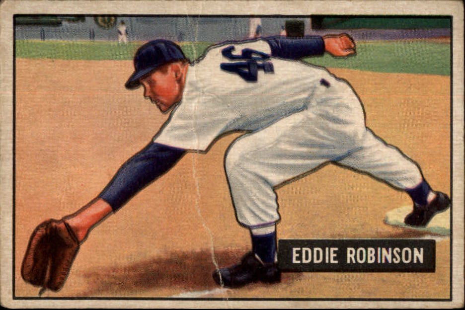 1951 Bowman #88 Eddie Robinson