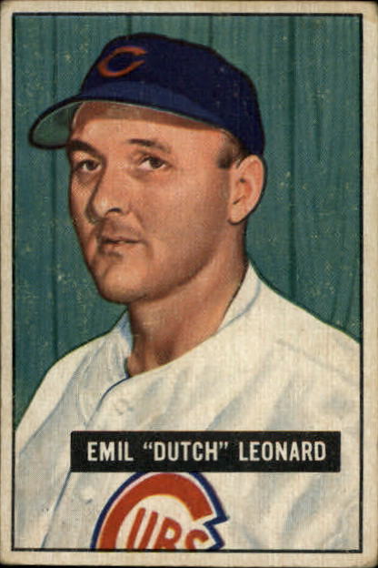 1951 Bowman #102 Dutch Leonard