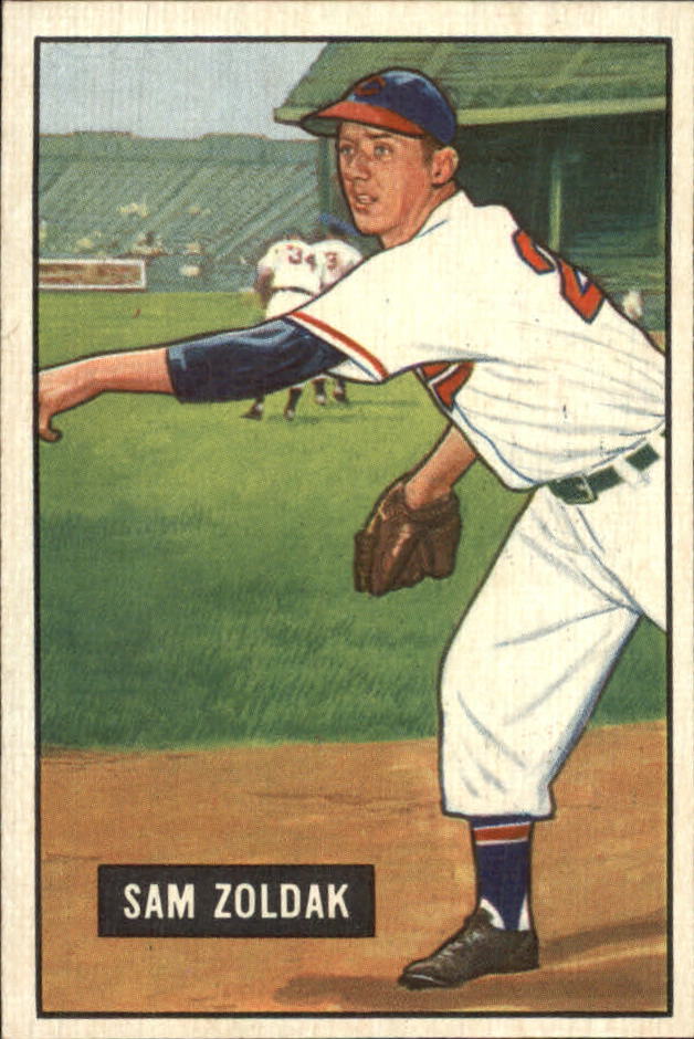 1951 Bowman #114 Sam Zoldak