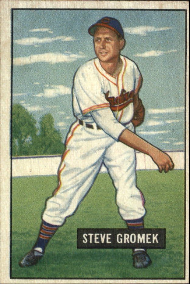 1951 Bowman #115 Steve Gromek