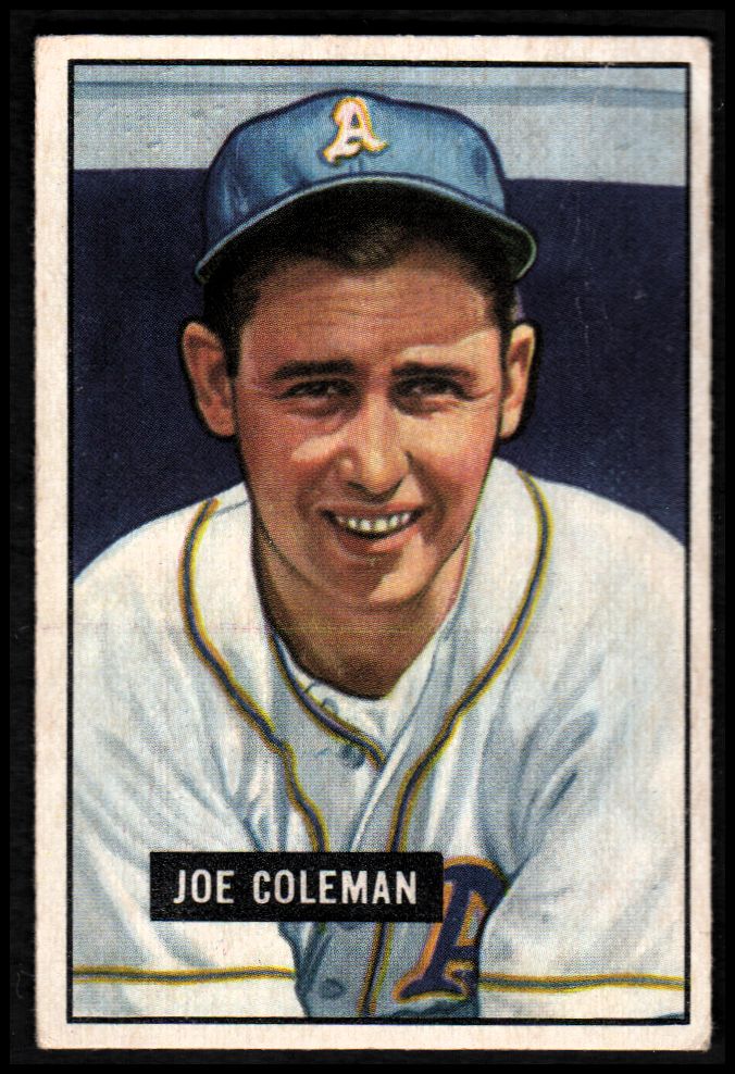 1951 Bowman #120 Joe Coleman