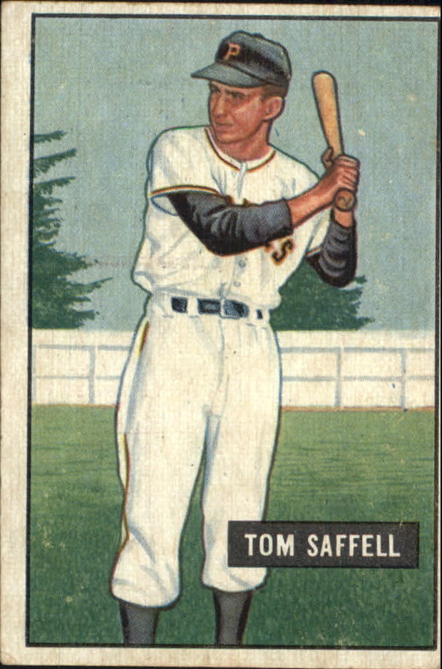 1951 Bowman #130 Tom Saffell RC
