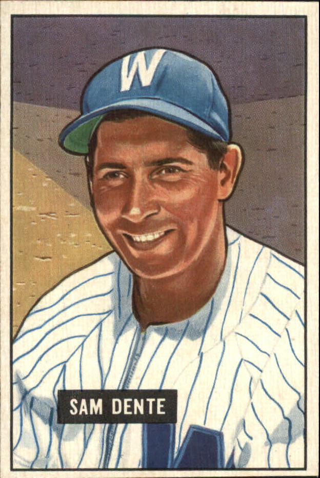 1951 Bowman #133 Sam Dente