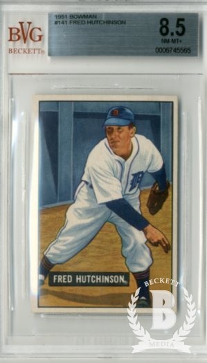 1951 Bowman #141 Fred Hutchinson