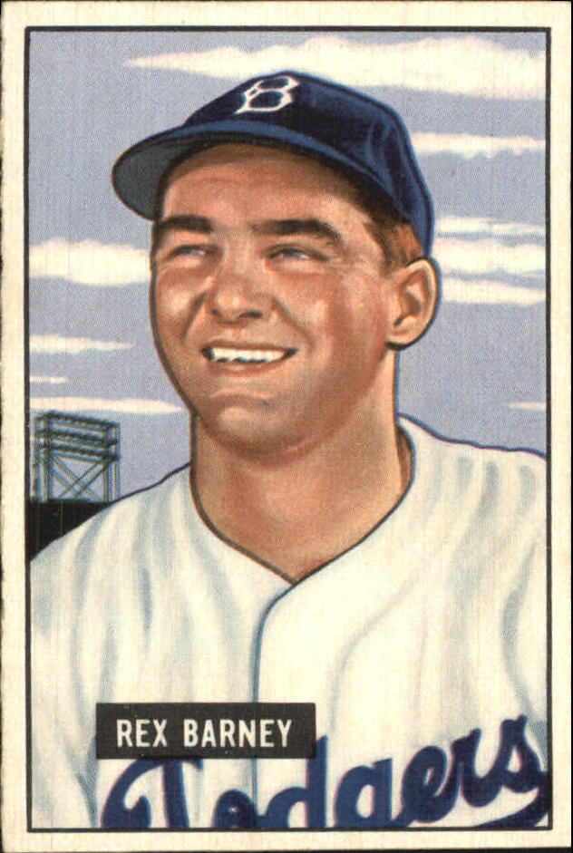 1951 Bowman #153 Rex Barney