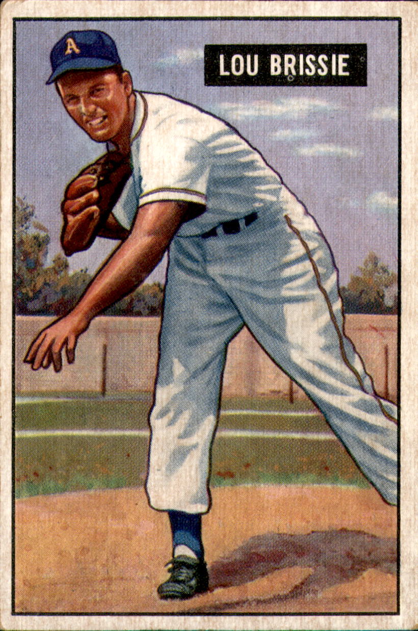 1951 Bowman #155 Lou Brissie