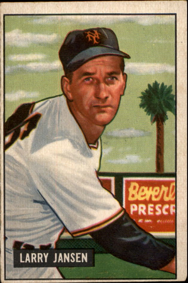 1951 Bowman #162 Larry Jansen