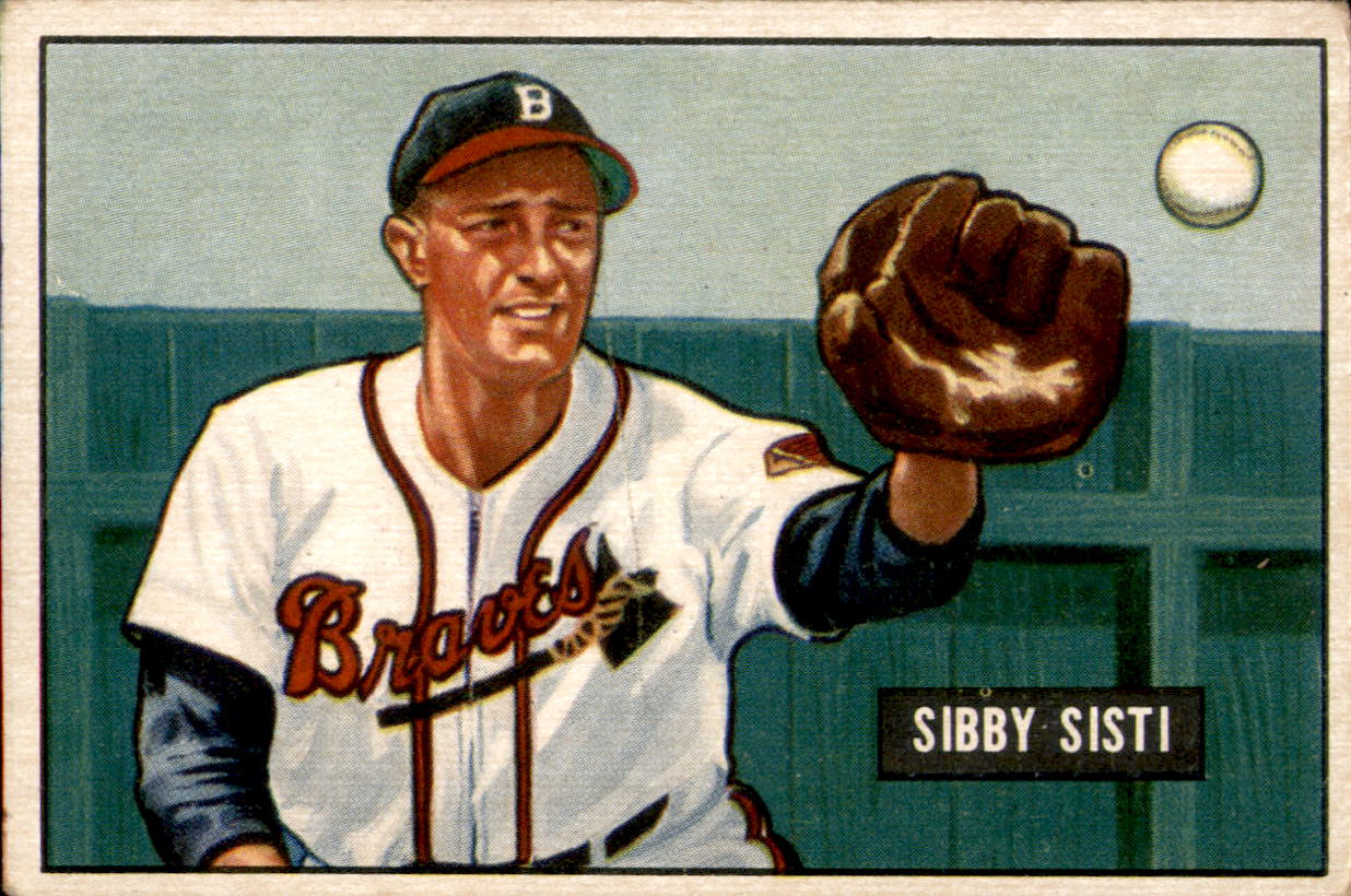1951 Bowman #170 Sibby Sisti