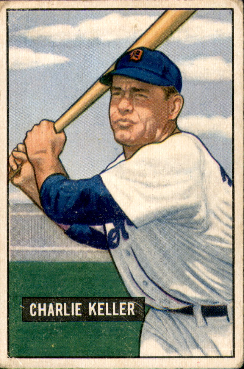1951 Bowman #177 Charlie Keller