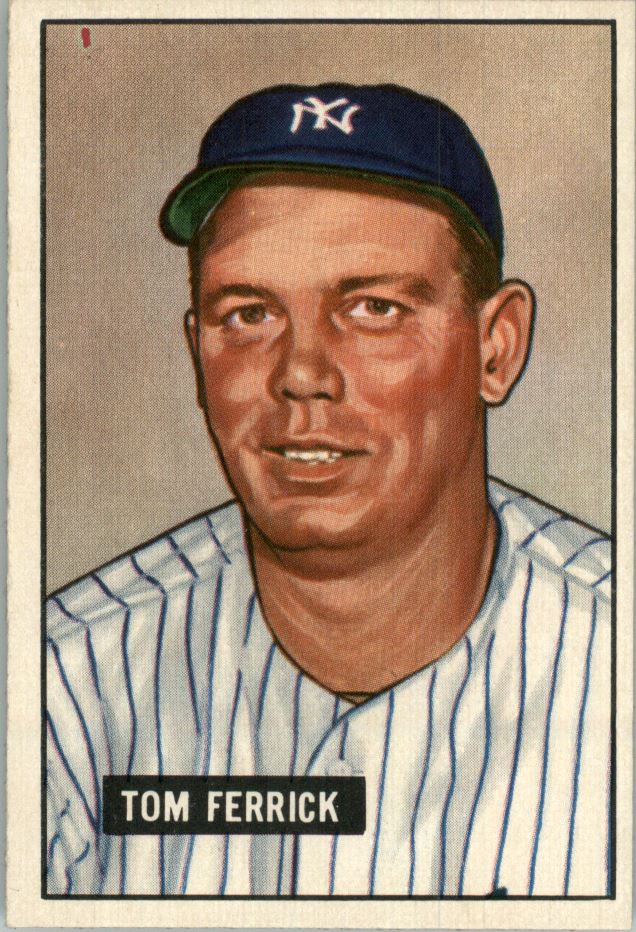 1951 Bowman #182 Tom Ferrick RC