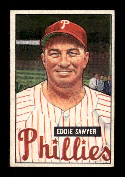 1951 Bowman #184 Eddie Sawyer MG