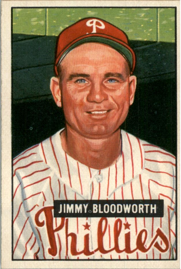 1951 Bowman #185 Jimmy Bloodworth