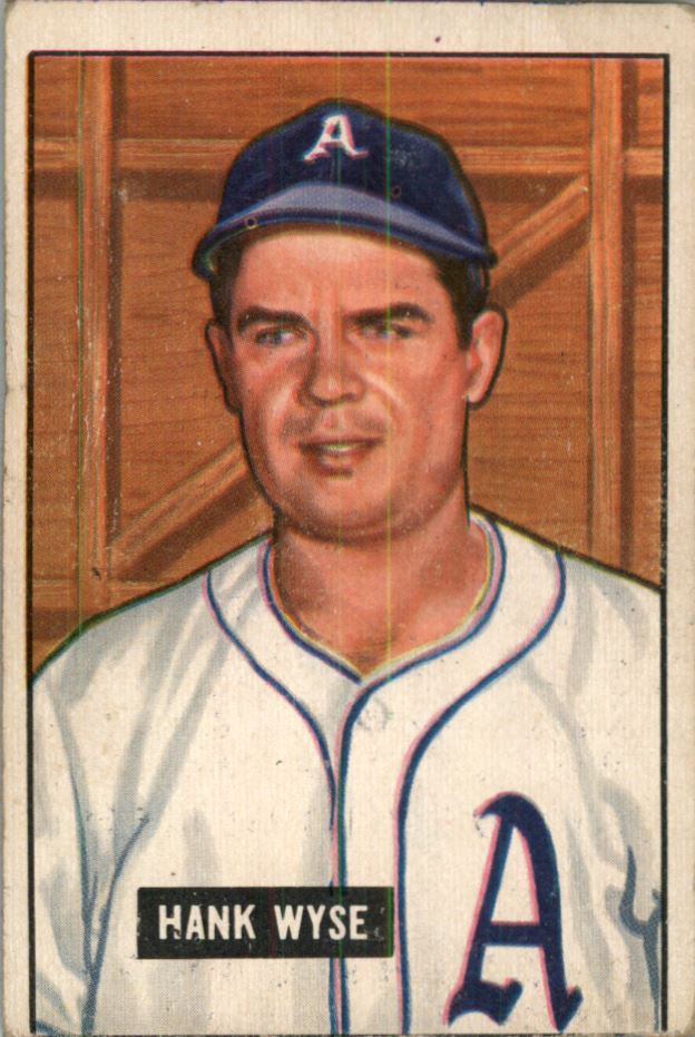 1951 Bowman #192 Hank Wyse RC