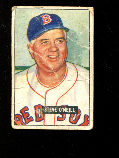 1951 Bowman #201 Steve O'Neill MG RC