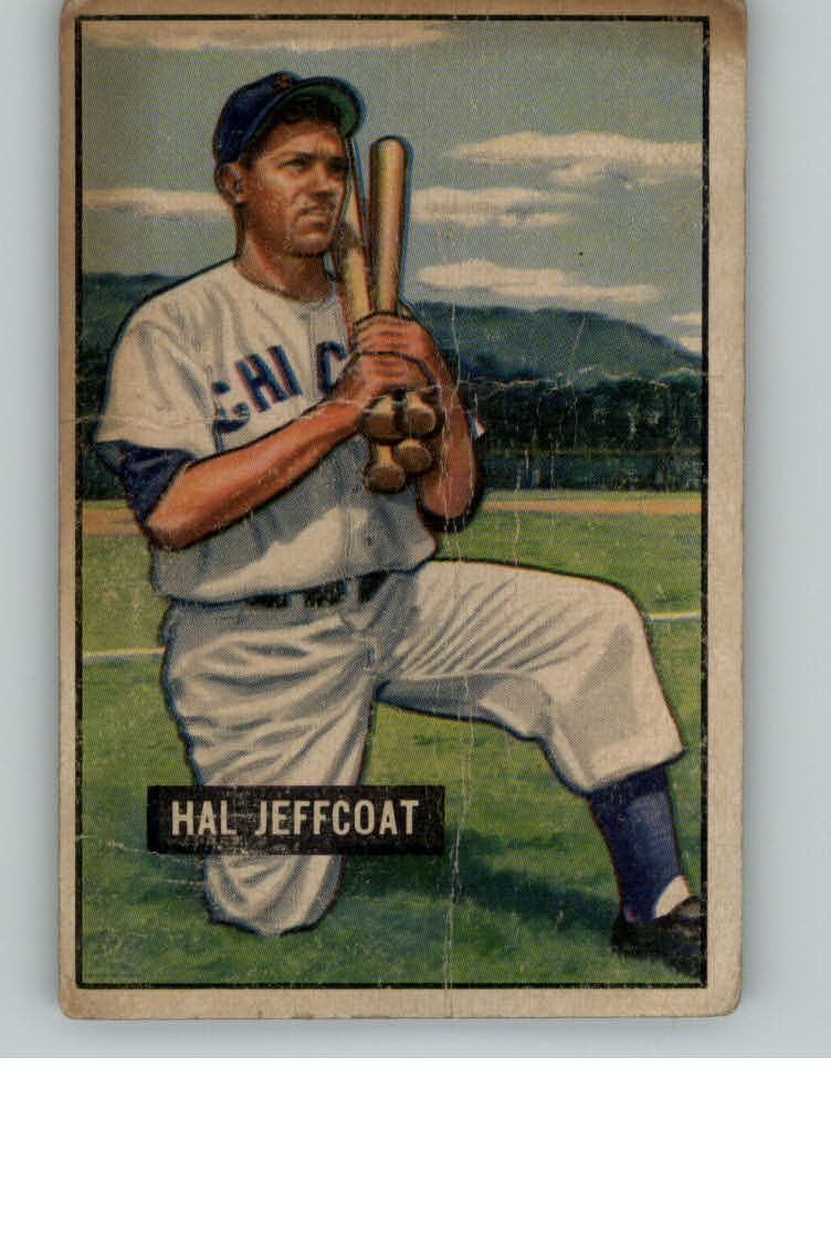 1951 Bowman #211 Hal Jeffcoat RC