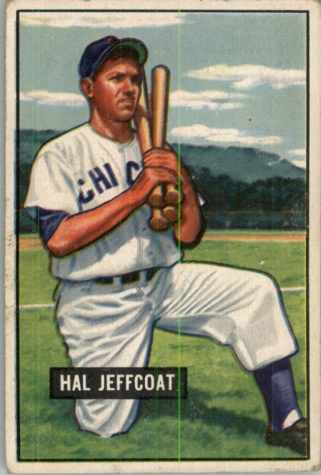 1951 Bowman #211 Hal Jeffcoat RC