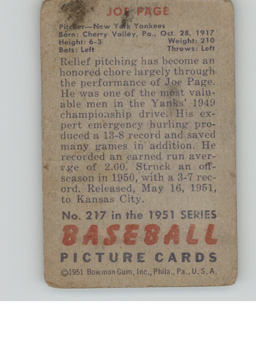 1951 BOWMAN BASEBALL ASSORTED SINGLES U-PICK