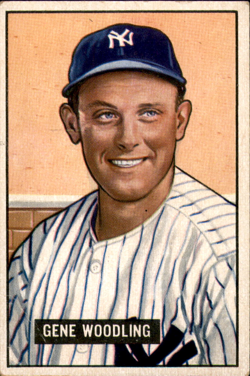 1951 Bowman #219 Gene Woodling RC