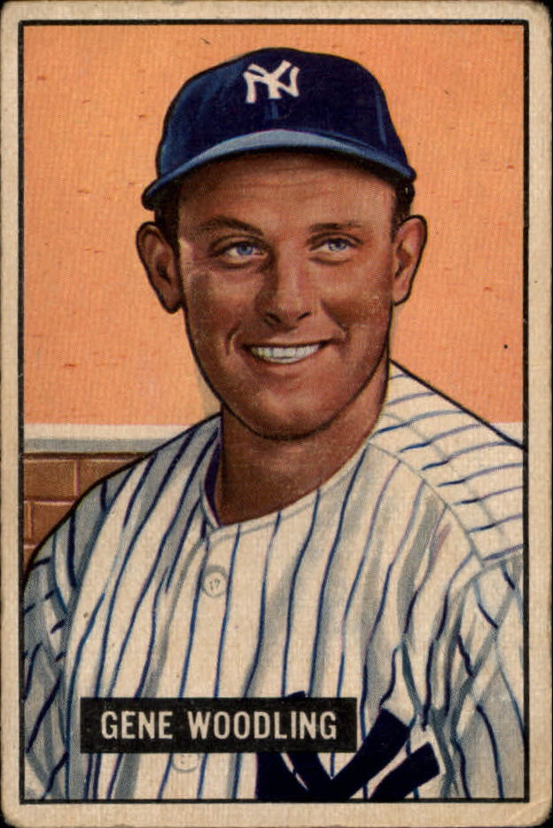 1951 Bowman #219 Gene Woodling RC