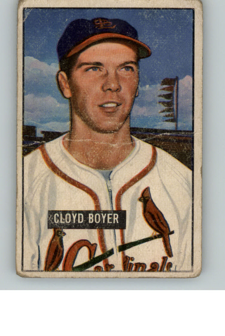 1951 Bowman #228 Cloyd Boyer RC