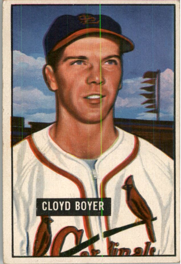 1951 Bowman #228 Cloyd Boyer RC