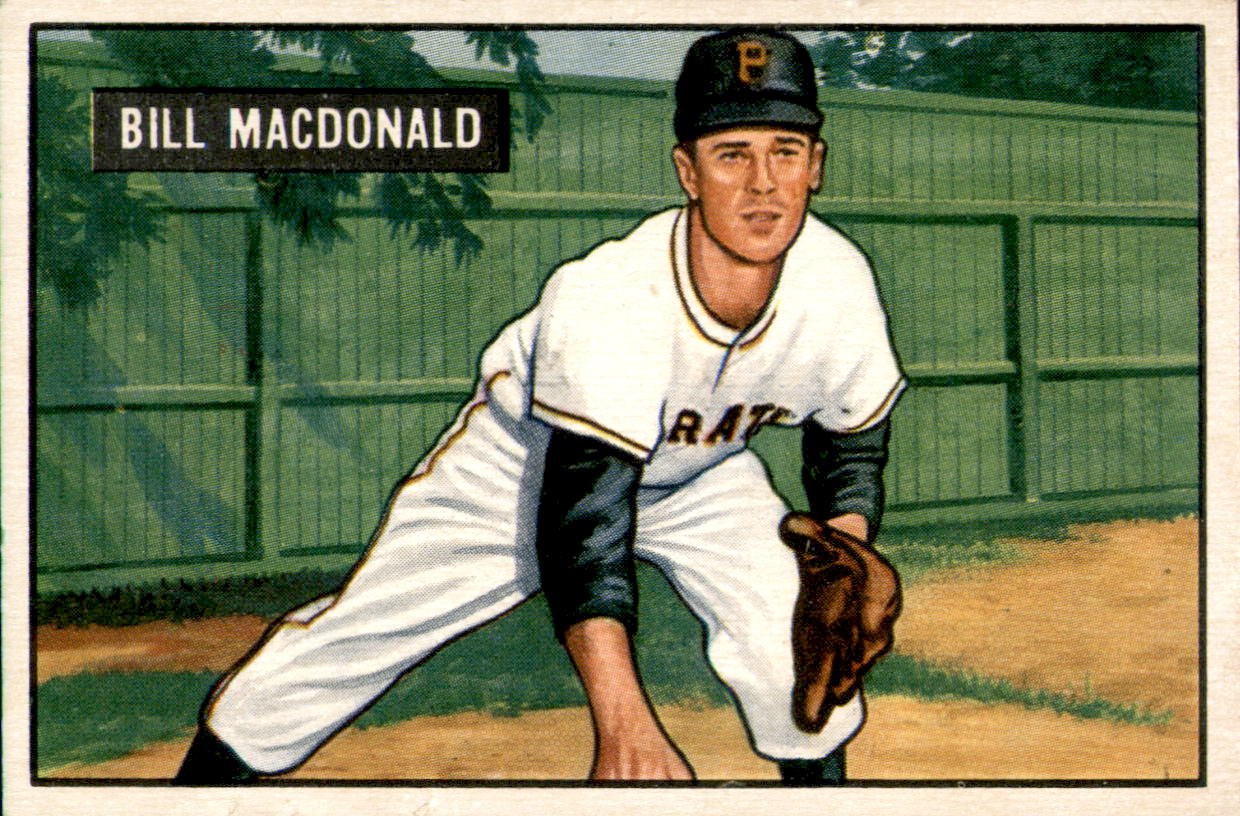 1951 Bowman #239 Bill MacDonald RC