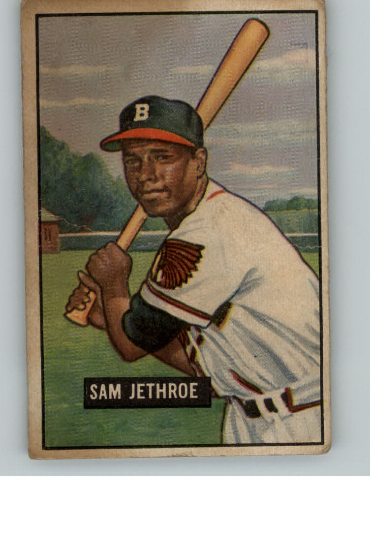 1951 Bowman #242 Sam Jethroe