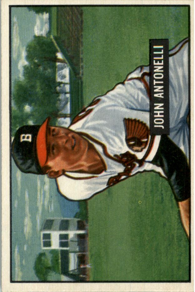1951 Bowman #243 Johnny Antonelli